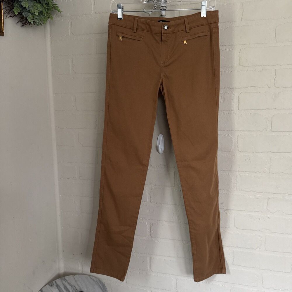 MASSIMO DUTTI Trousers Slim Chino Women Size 36 4 US W28 L30